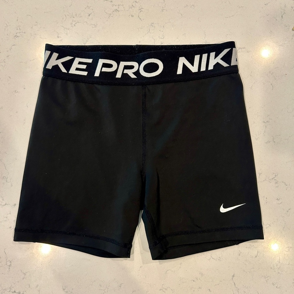 Nike Pro Black Shorts - Girls - Size Large - L